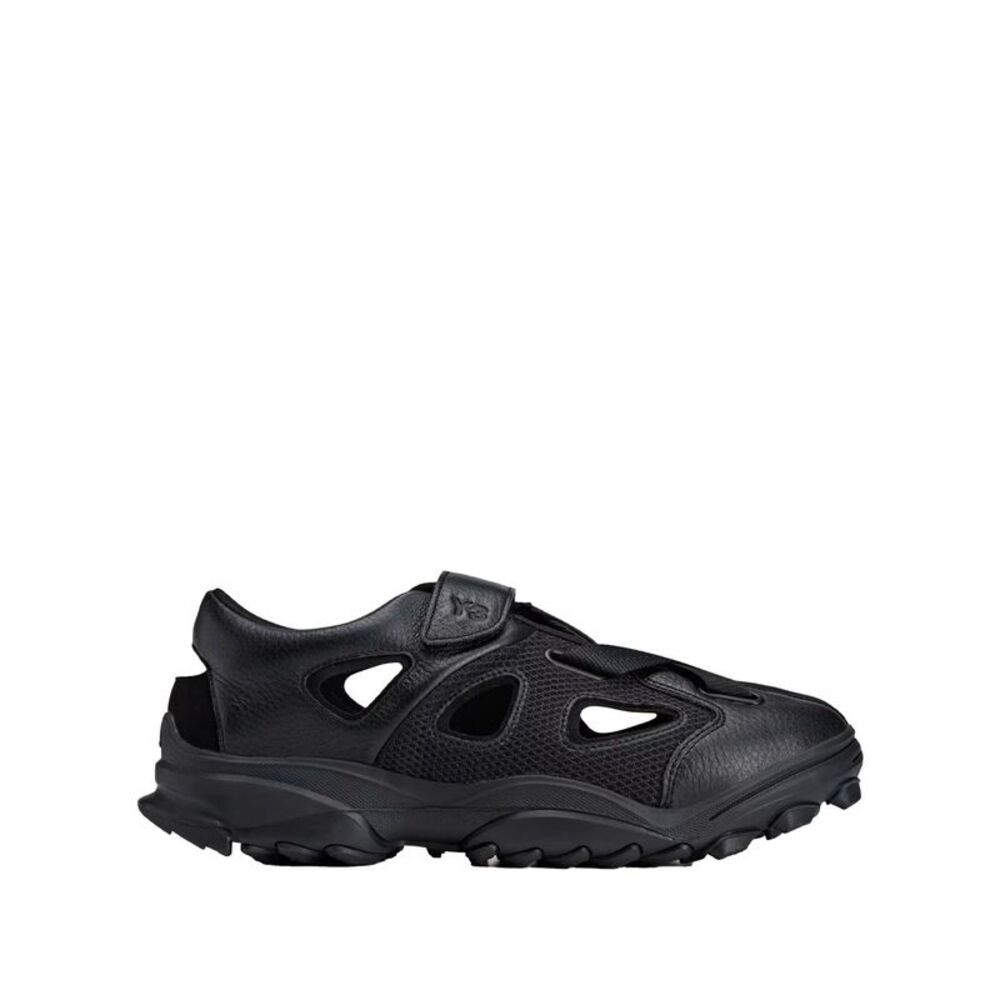 Y-3 Men Y-3 Gsg9 Leather And Mesh Sandals